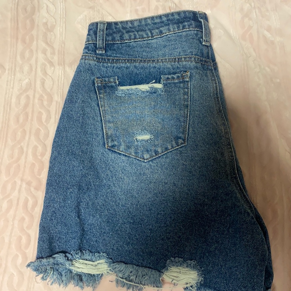 Organic blue shorts!
